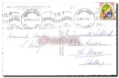 The Virgin of Bednat — Bagnères-de-Bigorre — Edition Pau — Back