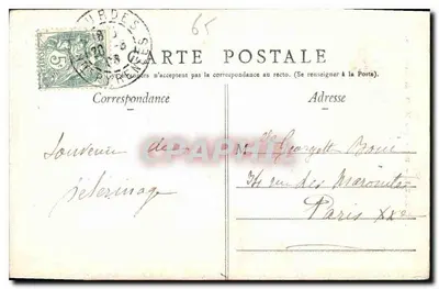 Lourdes — Basílica N.-D. de Lourdes — Viron, fotografia-editora Lourdes, n°26 — Verso
