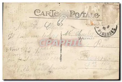 Aparecida da Virgem em Lourdes — 1858 — editor Lourdes, n° 169 — Verso