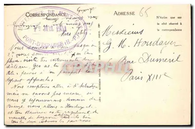 Okręgi Cauterets — Wodospad Pont d'Espagne — LL. — N° 118 — Rewers