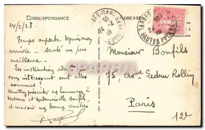 Tarbes — Ogólny Widok i Pireneje — LL — Rewers