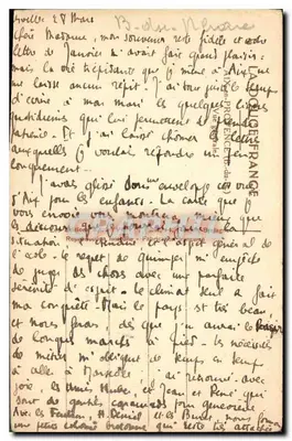 Widok z lotu nad Grasse — wydawca W. Wonn, nr 17 — Rewers