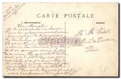 Marseille – windy świętej Maryi Panny – Wydawca: L. Buisson, n°14 — Rewers