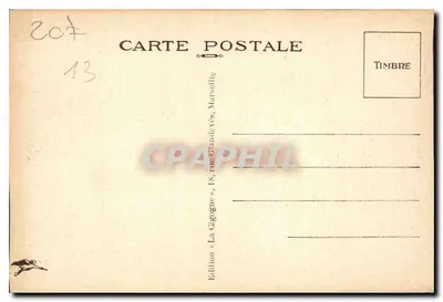 Marsiglia — La Corniche — Malmousque e le Isole — Edizione « La Cigogne » — Verso