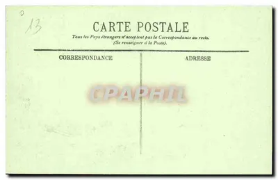 Zachodzące słońce w Marsylu — LL. — n° 198 — Rewers