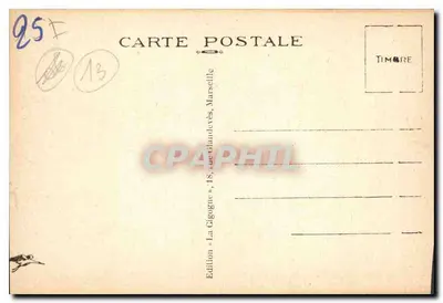 Marseille — La Corniche — Le Prophète — Wydawnictwo « La Cigogne » — Rewers