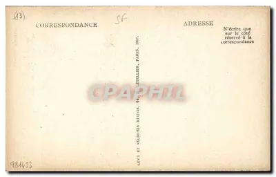 Aix-en-Provence — Hotel de la Tour d'Aigues, fachada decorada com metrópolis e máscara de fauna atribuída a Toro — Editor Tavelle — Verso