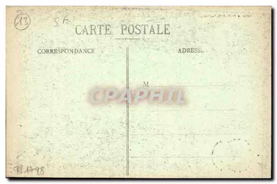 Marselha - N.-D. da Guarda, vista da « Montée dos Oblatos » — Editora: Sociedade das Edições da República — Verso