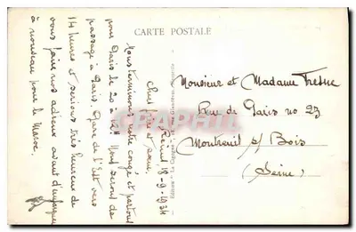 Marselha — Nossa Senhora da Guarda — Edição La Cigogne, n°40 — Verso