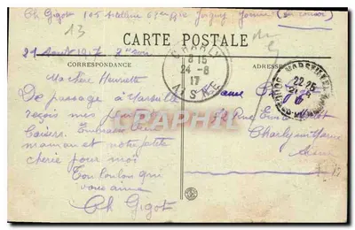 Marseille — Fontaine Caulini — Place Castellane — BR - 1357 — Rewers