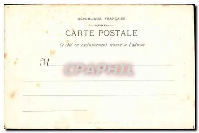 Marseille - Igreja de Nossa Senhora da Guarda — N. G. editor, n° 3 — Verso