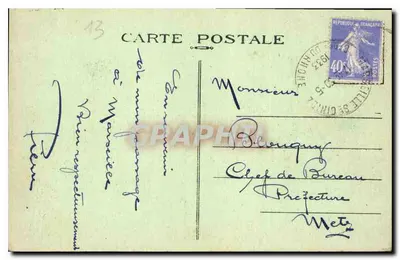 Marseille — Zamek If — A.T. nr 18 — Rewers