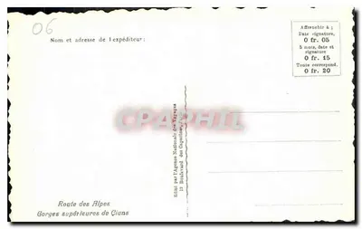 Góry Cians — Trasa Alp — Wydane przez Narodową Agencję Przewozów — Rewers