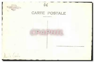 Widok jeziora Garda — port i góry — Photo Lucarelli, Nice, n°06 — Rewers