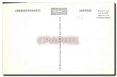 Gorges do Cians — Estrada de Beuil — Éditions Belles Lettres, Nice — Verso
