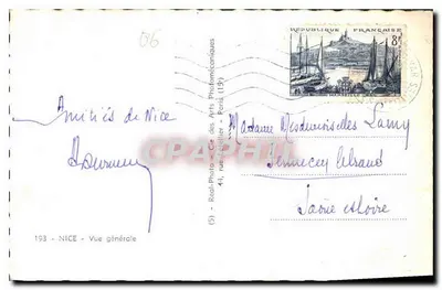 Ogólny widok Nicei — Real-Photo - Gie des Arts Photomécaniques — n°193 — Rewers