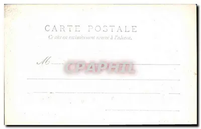 Pointe de Primel — vista delle scogliere rocciose — Andricieu, Editore, Morlaix, n. 54 — Verso