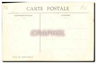 Katedra w Troyes — Pamiątka z uroczystości poświęconych Janie z Arcy — Fot. O. B. — Rewers