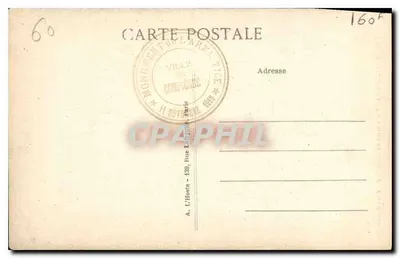FORÊT de COMPIÈGNE - Il Monumento dell'Armistizio, vicino a Rethondes — L'H. Paris — Verso