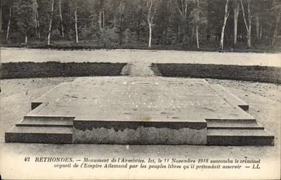 Rethondes — Monumento da Armistício — LL