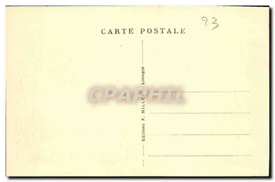 Ruiny i rzeka Creuse — Crozant — Ilustrowana Creuse, nr 8 — Rewers