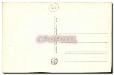 Pałac w Compiègne — Biblioteka — A.N. Paryż, nr 15 — Rewers