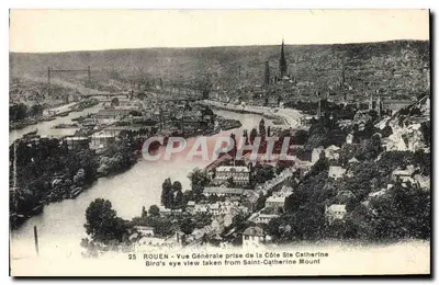 Rouen — Ogólny widok z Côte Ste Catherine — n°25