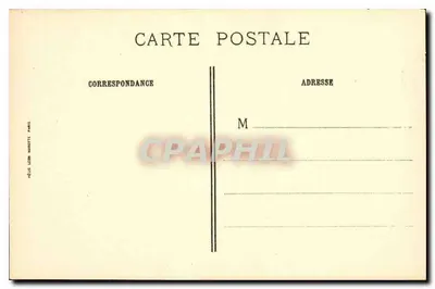 Pasterzka i Młody Pan — LANCERET — J.-E. Bulloz, Wyd. — Rewers