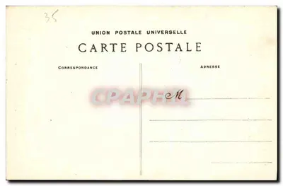 Wieża Zamek Czarnego Princa — Côte d'Émeraude, Dinard — G. F. — Rewers