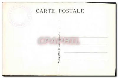 Madame de Warens — retrato em preto e branco — Grimal, Chambéry, n° 1072 — Verso
