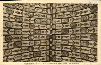 Pierrefitte-en-Auge — Interior da Igreja — O Teto
