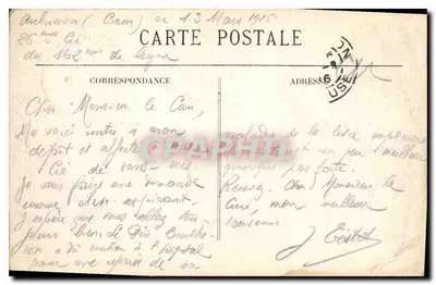 A Creuse Pittoresque — Aubusson — Valei da Beauze — n° 1162 — Verso