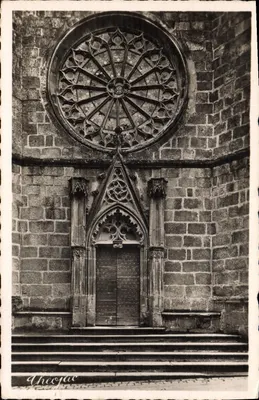 Rosace da igreja do Moutier — XIVe s. — Éditions Même Modernes Limoges