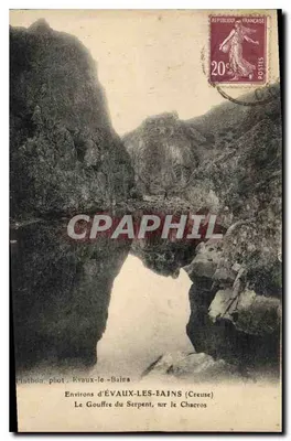 O Gouffre do Serpente, no Chacros — Arredores de ÉVAUX-LES-BAINS (Creuse) — Pluthon, fot. Kvaux-le-Bains