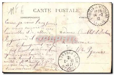 Cascades dos Jarreaux, perto de Bourganeuf — PM 535 — Creuse — Verso