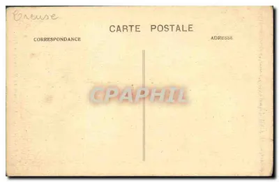 Cedelle au Moulin de la Folie — Crozant, Creuse — Coll. G. Genety - Chateauroux, n°7 — Verso
