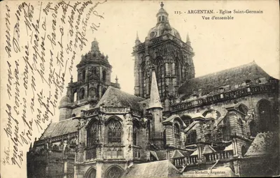 Argentan - Igreja de São Germain - Vista geral — Charmeau-Michelli, Argentan, n°113