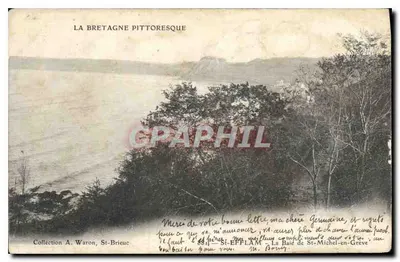A Baía de St-Michel-en-Grève — Bretanha pitoresca — Coleção A. Waron, St-Brieuc