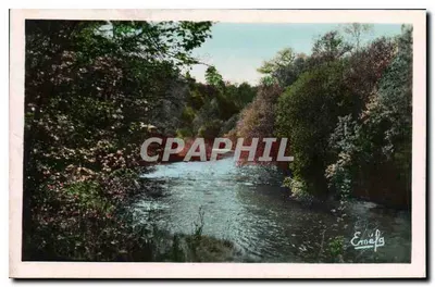 As margens da Creuse acima do barragem — Lavaveix-les-Mines — Éditeur Ennefs