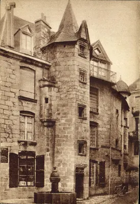 Aubusson (Creuse) — Velhas casas — n° 93