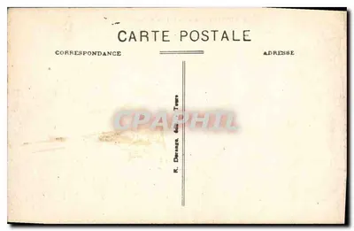 Crozant (Creuse) — Ruínas do Castelo — R.D. — Verso