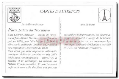 Paryż — Le Trocadéro — L.D. — Rewers