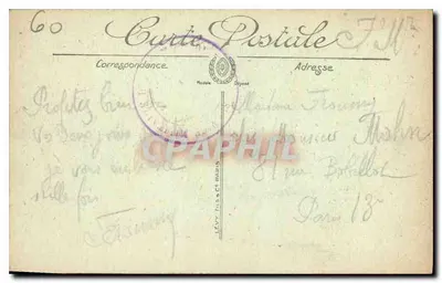 Compiègne — Katedra św. Antoniego — Wydawca anonimowy, n°5 — Rewers