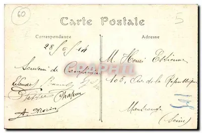 Pierrefonds — Widok na zamek — ND. Fot. — Rewers