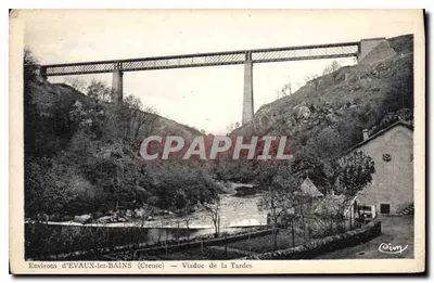 Arredores de EVAUX-les-BAINS (Creuse) — Viaduto da Tardes — Cim