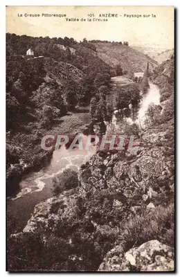 Vale da Creuse — Paisagem na Vale da Creuse — ANZÈME — 105
