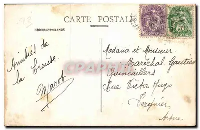 Vale da Creuse — Paisagem na Vale da Creuse — ANZÈME — 105 — Verso