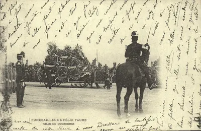 Funerais de Félix Faure — Carro de coroas — Editor: Photo D.R. © Edito-Service SA