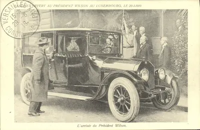 Chegada do Presidente Wilson ao Luxemburgo — Banquete oferecido ao Presidente Wilson no Luxemburgo, em 20-1-1919 — Editor L'Aurore, série D2 465 08 03