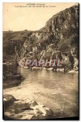 Os Rochos às margens da Creuse — Anzême (Creuse)